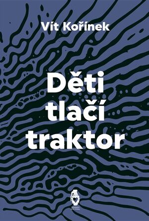 Děti tlačí traktor