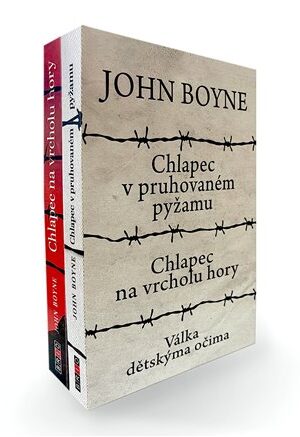 Chlapec v pruhovaném pyžamu / Chlapec na vrcholu hory. Komplet.