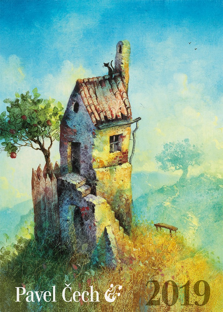 PAVEL ČECH - NÁSTĚNNÝ KALENDÁŘ 2019, 240 X 320 MM