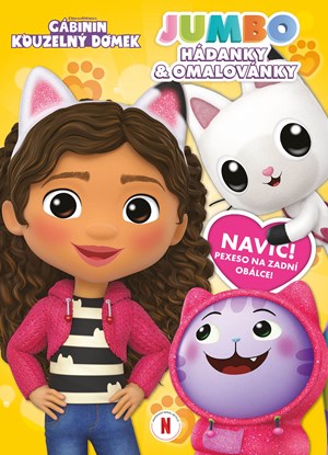 Gábinin kouzelný domek - JUMBO hádanky a omalovánky
