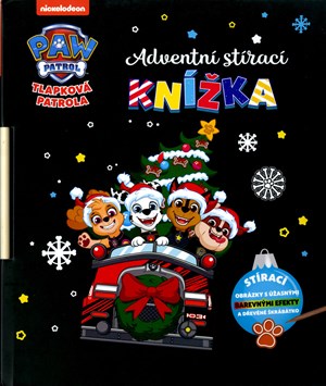 Tlapková patrola - Adventní stírací knížka