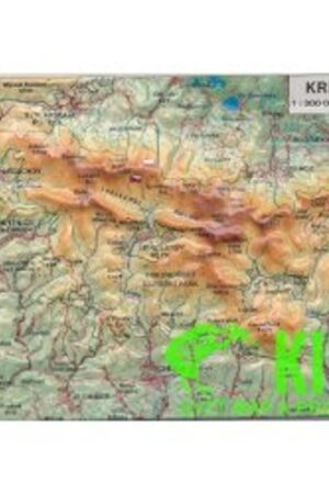 POHLEDNICE RELIÉFNÍ KRKONOŠE,ŽĎÁRSKÉ VRCHY