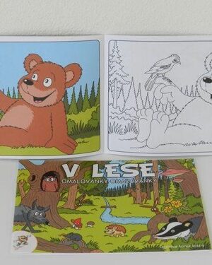 OMALOVÁNKY LUX V LESE