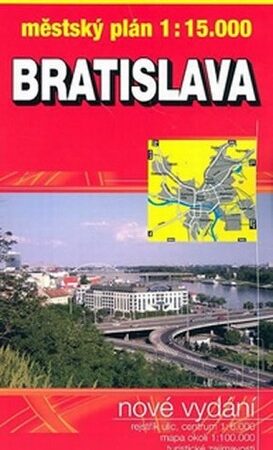 BRATISLAVA 1:15T-PLÁN MĚSTA