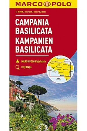 ITÁLIE Č.12-CAMPANIA,BASILICATA 1:200T-MAPA