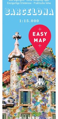 BARCELONA 1:15T-PLÁN MĚSTA EASY MAP