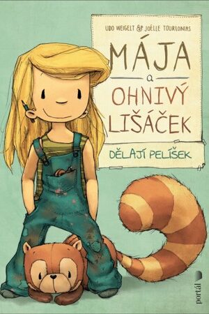 Mája a ohnivý lišáček dělají pelíšek