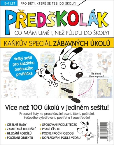 Předškolák speciál – Kaňkův speciál zábavných úkolů