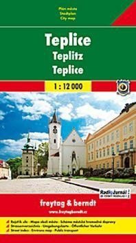 Teplice mapa 1:12 000