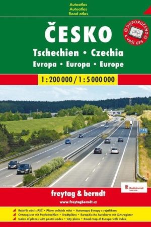 AA Česká republika + Evropa 1:200 000 A5 spirála FB