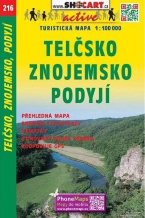 SC 216 Telčsko, Znojemsko, Podyjí 1:100 000