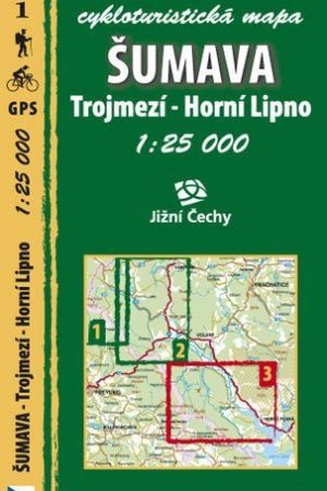 Šumava - Trojmezí, Horní Lipno - cykloturistická mapa č. 3 /1:25 000