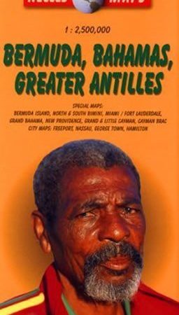 Bermuda - Bahamas - Greater Antilles Travel Map (Nelles Maps)