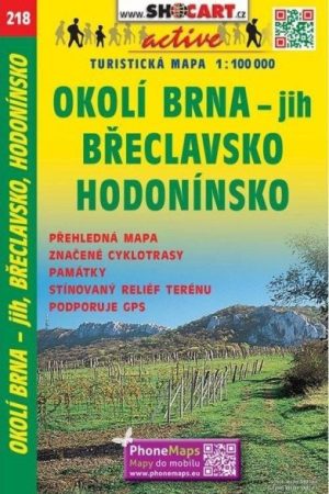 SC 218 Okolí Brna jih, Břeclavsko, Hodonínsko 1:100 000