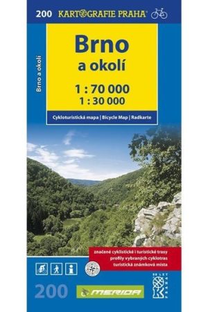 1: 70T(200)-Brno a okolí (cyklomapa)