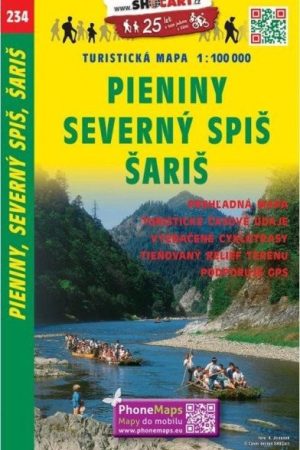 SC 234 Pieniny, Severný Spiš, Šariš 1:100 000
