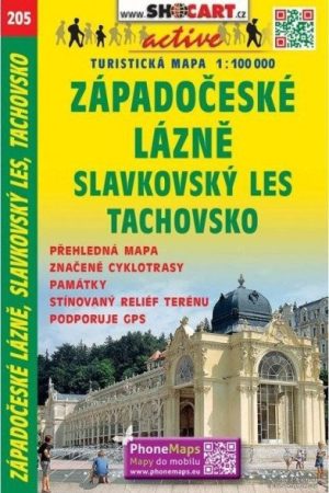 SC 205 Západočeské lázně, Slavkovský les 1:100 000