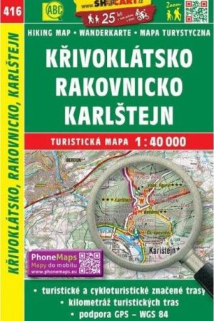 SC 416 Křivoklátsko, Kalštejnsko, Rakovnicko 1:40 000