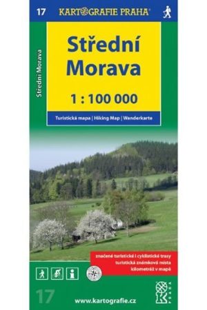 1:100T (17)-Střední Morava (turistická mapa)