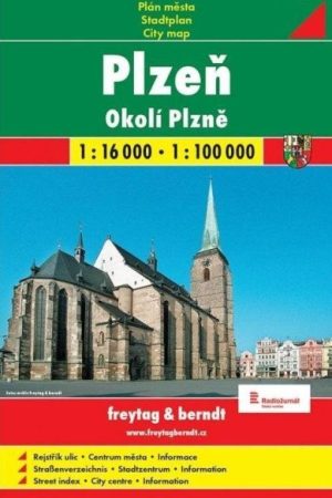 Plzeň mapa 1:16 000