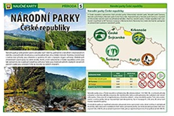 Národní parky ČR - Naučné karty