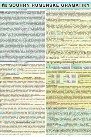 SOUHRN RUMUNSKÉ GRAMATIKY A4
