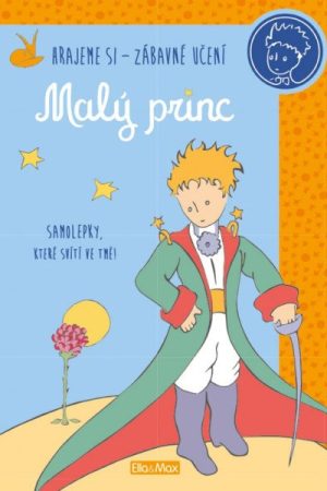 Malý princ - kniha aktivit - oranžové samolepky