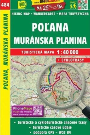 SC 484 Poľana, Muránska planina 1:40 000