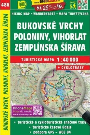 SC 486 Bukovske vrchy, Poloniny, Vihorlat 1:40 000