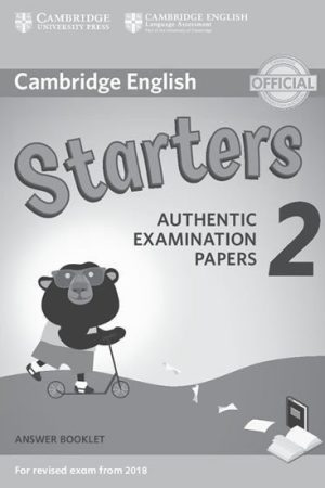 Cambridge English Young Learners 2 for Revised Exam from 2018 Starters Answer Booklet