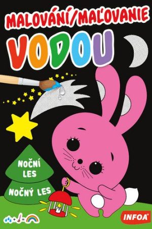 Malování / Maľovanie vodou - Noční les / Nočný les