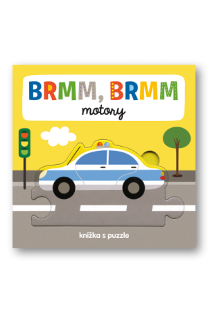 BRMM, BRMM motory - Knížka s puzzle