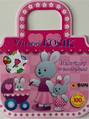 Výtvarný košík - Malovánky se samolepkami