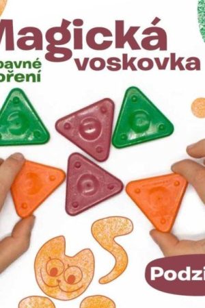 Magická voskovka sada - Podzim (knížka, voskovky, výseky)