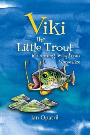 Viki the Little Trout is running away from Kamenice