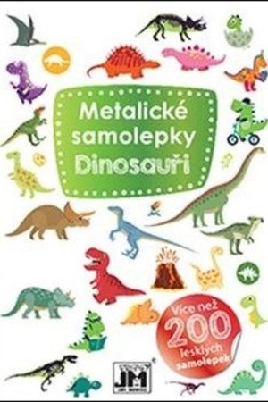 Metalické samolepky Dinosauři