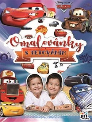 Auta - Omalovánky s tetováním
