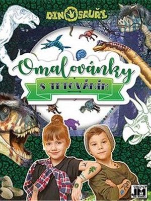 Dinosauři - Omalovánky s tetováním