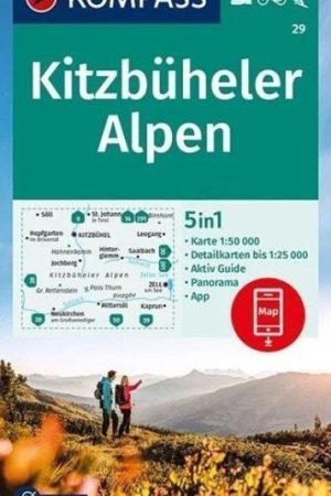 Kitzbüheler Alpen 1:50 000 / turistická mapa KOMPASS 29