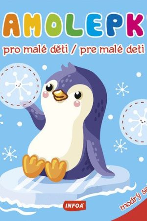 Samolepky pro malé děti / Samolepky pre malé deti - modrý sešit / modrý zošit