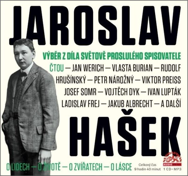 Jaroslav Hašek - Výběr z díla světově proslulého spisovatel - CDmp3