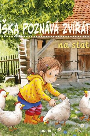 Eliška poznává zvířátka na statku