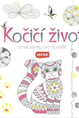 Kočičí život - Omalovánky pro dospělé