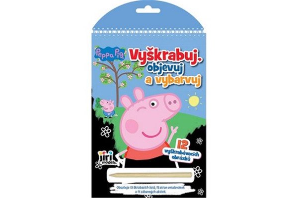 Prasátko Peppa - Vyškrabuj, objevuj, vybarvuj