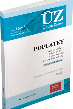 ÚZ 1587 Poplatky - správní, soudní, místní, ostatní