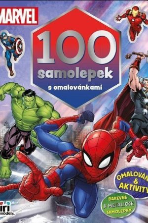 Marvel - 100 samolepek s omalovánkami