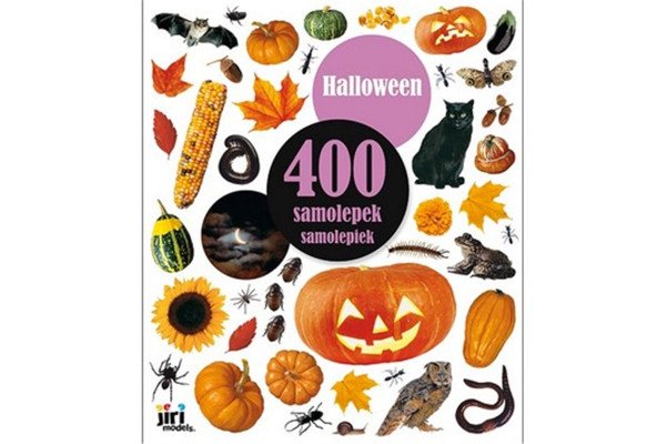 400 samolepek Halloween