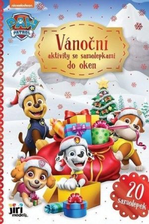 Tlapková patrola - Vánoční aktivity se samolepkami do oken