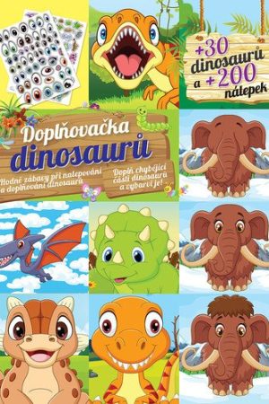 Doplňovačka s dinosaurů +30 dinosaurů a + 200 nálepek