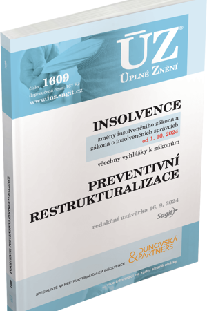 ÚZ 1609 Insolvence, Preventivní restrukturalizace